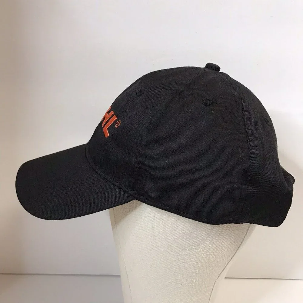 STIHL Orange Embroidery Black Oficially Licensed Snapback Hat